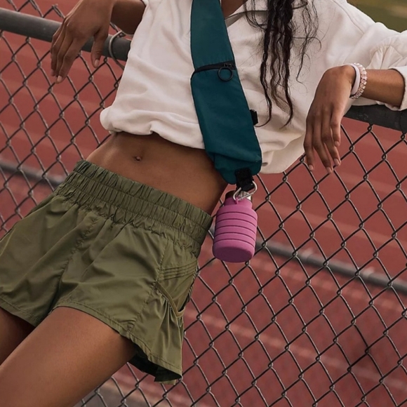 FP Movement by Free People Pants - NWOT FREE PEOPLE MOVEMENT GET YOUR FLIRT ON SHORTS, SIZE SMALL, OLIVE GREEN